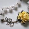 Light Yellow Rose With Rou..