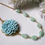 Pale Blue Chrysanthemum Flo..